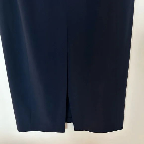 Theory Frashil Admiral Crepe Maxi Sleeveless Blue Onyx Dress - Picture 8 of 9